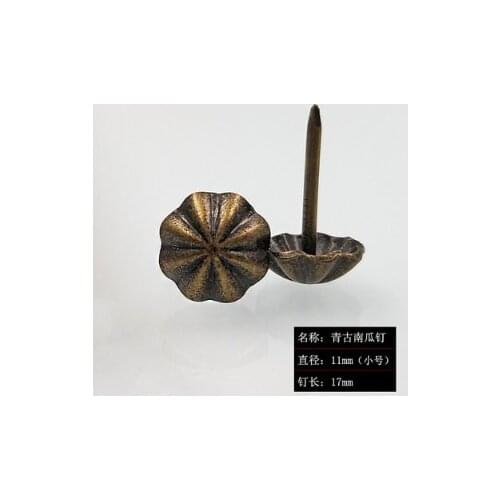 09 Foam nail 11MM*17mm soft bag antique decorative nail flat head round big head copper nail sofa nail wallpaper lengthening