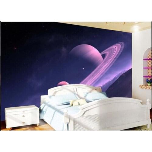 Custom wallpapers for the living room, Universe Wallpaper for the bedroom KTV bar ceiling wall vinyl Papel de parede