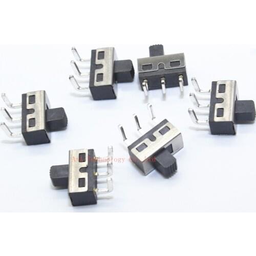 10Pcs SS12D10 SS12D11 Toggle Switch 3Pins Straight Feet 1P2T Handle High 5mm Spacing Of 4.7mm 3A 250V SS12D10G5