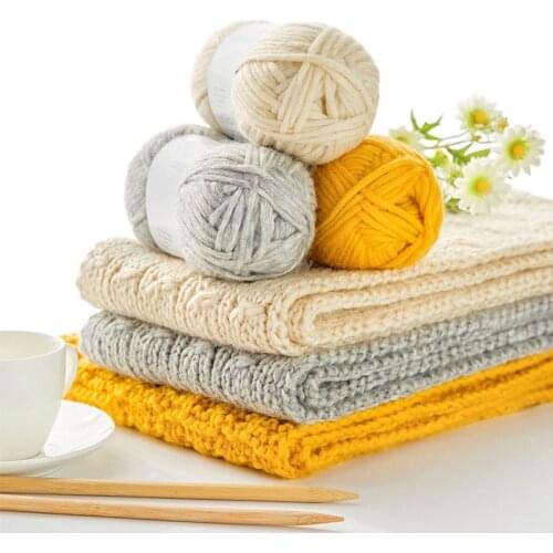 100 Grams/Ball Crochet Yarn For Knitting Super Scarf Milk Thread Worsted Handmade Wool Line Cheap