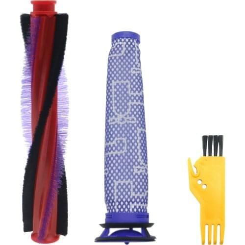 18.5cm/22.5cm Bristle BRUSH ROLL Filter FOR DYSON V6 ANIMAL FLUFFY DC59 DC62 SV03 ROLLER CLEANER Assembly BRUSH BAR # 963830-01