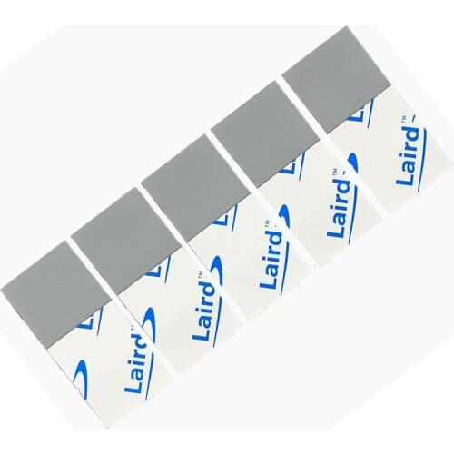 LAIRD 15*15*0.13mm Silicone Thermal Grease Pad Heatsink Cooling Pads CPU GPU VGA Chip Northbridge CPU Cooling Pads USA