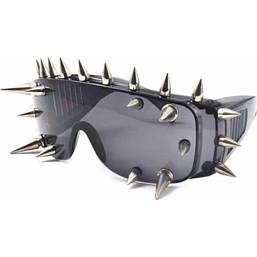 MINCL/ New Style 2019 Luxury Brand Designer Futuristic Sunglasses Men Women Vintage Oversized Windproof Glasses Man NX