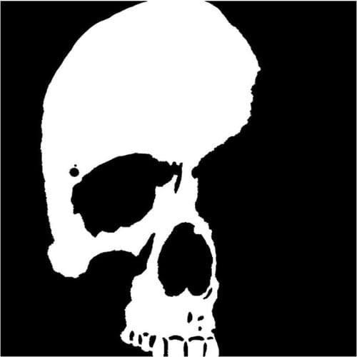 6x6in Horrific Skull Plastic Stencils For DIY Scrapbooking Decorative Embossing Paper Card Die Cutting Template Drawing Sheet