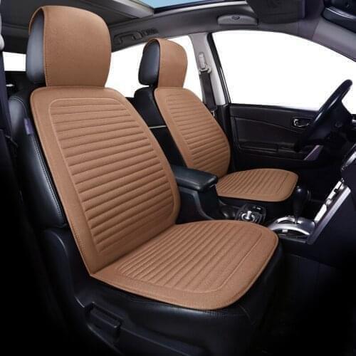 ZHOUSHENGLEE Universal Flax Car seat covers for Subaru all models forester BRZ XV Outback Legacy car styling car accessories