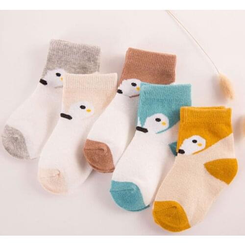 The spring and autumn period Baby Cartoon Socks Fox Pattern Cotton Hosiery for Private Baby Chaussette Enfant Fille Sock