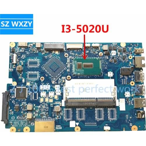 High Quality For Lenovo 100-15IBD Laptop Motherboard CG410/CG510 NM-A681 I3-5020U DDR3L 100% Tested Fast Ship