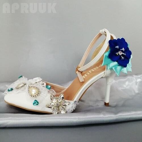 Summer ankle straps sandals shoes women luxury handmade sweet design ladies daily party proms dress bridal wedding sandals shoe