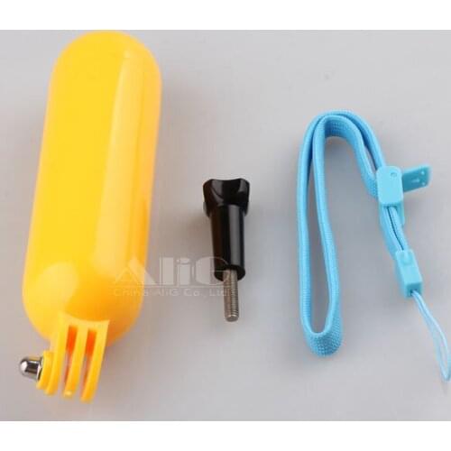10 Pieces For Gopro Hero 5/4/4s/3+/3 SJ4000 Yellow Bobber Floating Hand Handheld Monopod Grip Mini Camcorder Accessories