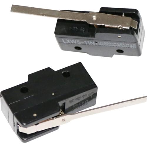 2 Pcs LXW5-11N1 Automatic Incubator limit Switch Micro Stroke Long Lever Arm Trip Switch Motors Control Electrical Accessories