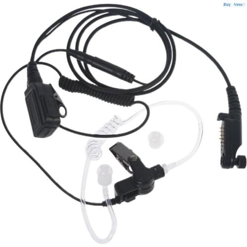 20CE Acoustic Tube Earpiece Headset with Mic for HyteraPD600 PD660 PD680 X1e X1p