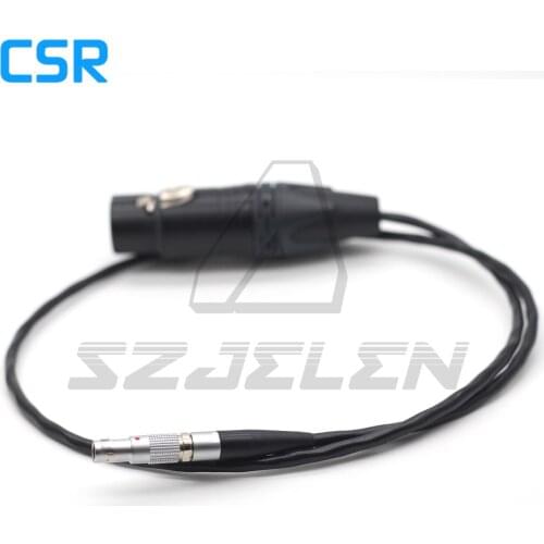 Zaxcom TRX900 FGB 3-pin audio output cable to XLR 3pin female