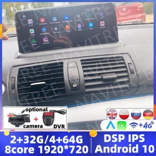4G RAM 64GB ROM Android 10 Car DVD Multimedia Player for BMW 1 Serie E81 E82 E87 E88 I20 2004-2011 Navigation AutoRadio GPS Wifi
