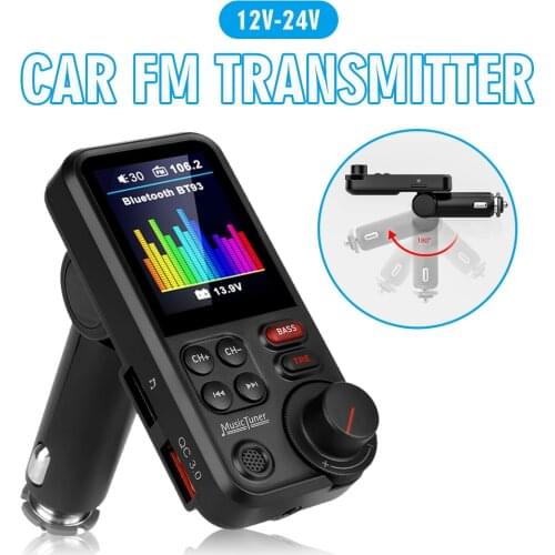 Car FM Transmitter MP3 Player Hands free Radio Adapter 2 USB Charger Power Supply Car Electronics Accessories