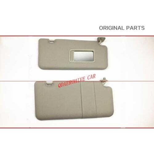 QDAEROHIVE Car Inner Sunvisor Sun Visor Front Windscreen Antidazzle Sun Shade Sunshield With Mirror Kit For Nissan Tiida 05-10