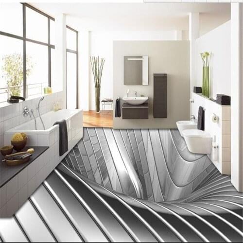 Beibehang 3D stereoscopic illusion painting art graffiti wall painted mural Boardwalk wallpaper mural,papel de parede