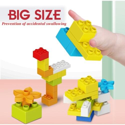 Big size building block color bulk brick floor DIY building block children compatible with classic brand building block toys