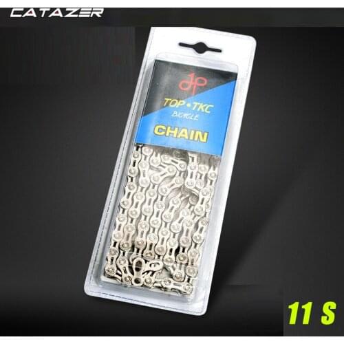 Road Mountain Bike Bicycle Chain 9 / 10 / 11 Speed Hollow-out Ultra-light 10x10 L 27 / 30 Speed S Variable Speed Chain