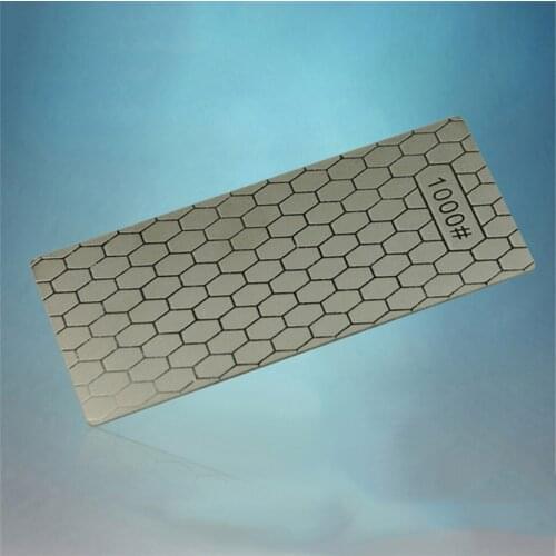 Double-sided diamond knife sharpener for all types of knives