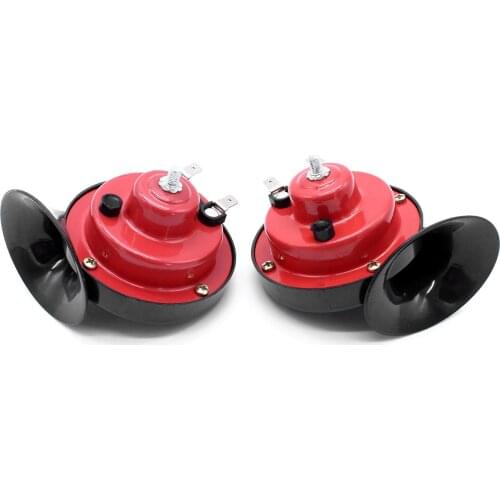 Electric Snail Horn 12V High and Low Tone Horns Car Motorcycle Air Horn