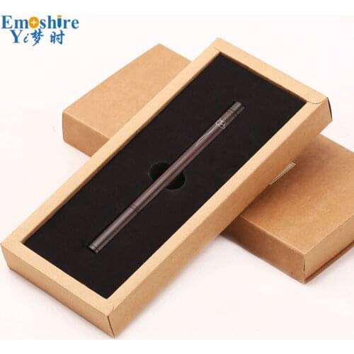 Classic Signature Pen Business Creative Gift Retro Wood Ballpoint Pen Black Sandaline Silver Custom Ballpoint Pen Custom P368