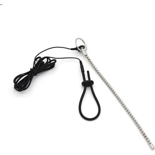Electric Shock Penis Rings Male Urethral Penis Masturbation Electro Shock Body Massage Medical Themed Sex Toys for Man
