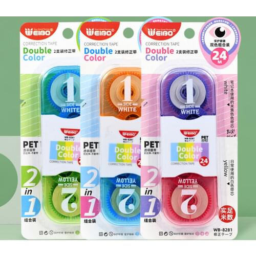 2pcs/set 8281 white out Correction Tape School Corrector correction tape Office white out Fita Corretiva Papeleria Stationery