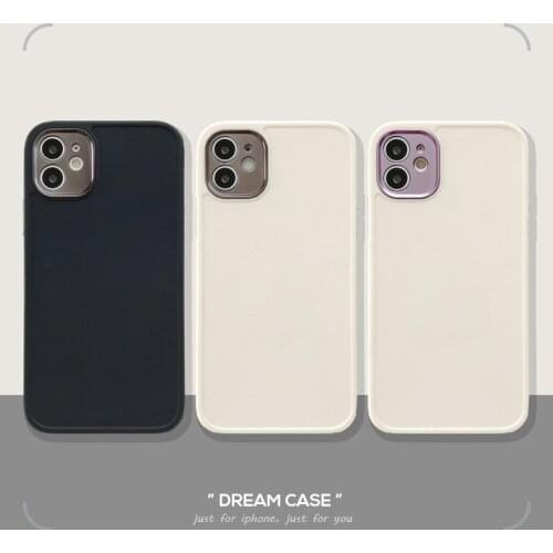 Matte Phone Case For iPhone 12 11 Pro Max Mini X Xs Max Xr 7/8 Plus Lens Protection Shockproof Soft Cover for iPhone Shell