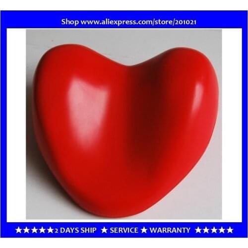 Hot tub headrest heart-shape bath pillow Red color