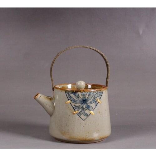 Old Chinese Style Collectable Kitchen Yixing Teapot Creative Handmade Chinese Tea Set Kettle Matcha Teteras Tea Maker Ed50cf