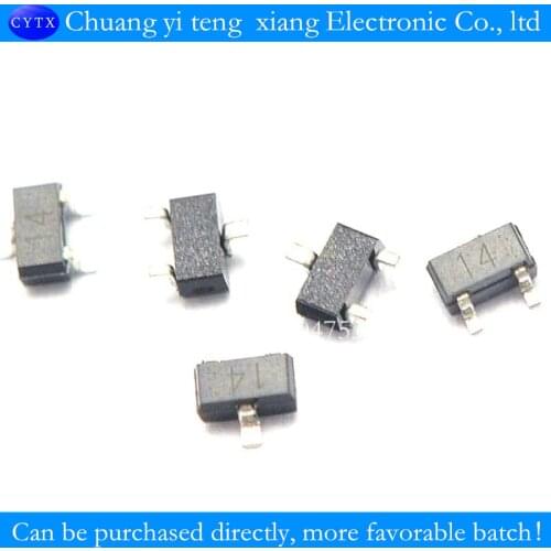 SMD triode DTA114EE 14 SOT23 number (100PCS/lot)