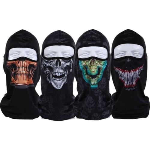 Trendy mask Cycling mask windproof dustproof motorcycle outdoor printing face Gini cs headgear hat helmet inner lining
