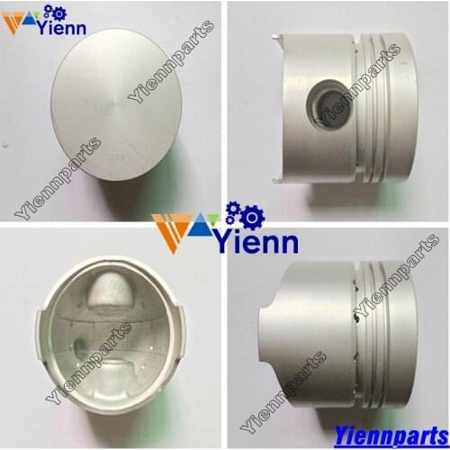 V1702 V1702BA Piston 19223-21110 With Pin And Clips For Kubota BOBCAT CLART 743 SKID STEER LOADERS Diesel Engine Parts