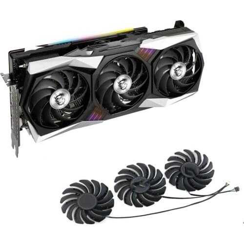 PLD09210B12HH Fan Graphics Card cooling fan for MSI RX6800XT 6900XT GAMING TRIO Replacement Video Card Accessories