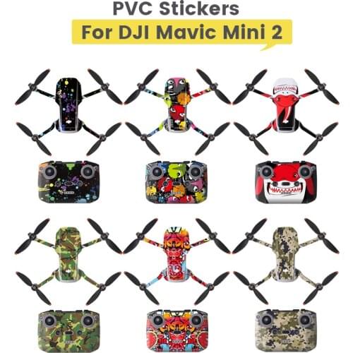 For DJI Mini 2 Protective Film PVC Stickers Waterproof Decals Full Cover Skin DJI Mavic Mini 2 Drone Accessories