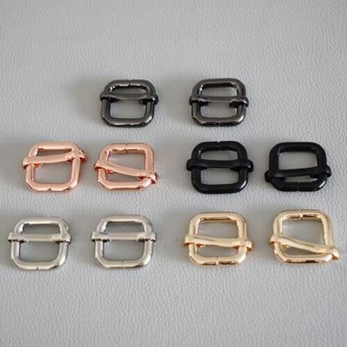 100 Pieces 15mm Tri-Glide Slider Adjustable Buckle for Bags Webbing Belt Backpack and Bags Straps Diy Parts