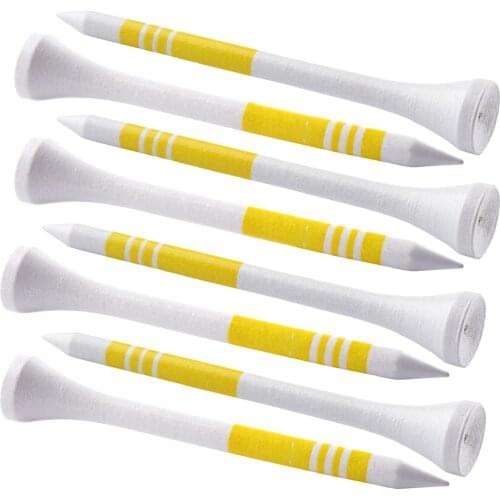 100pcs/pack Golf Wood Tees Professional Golf Tees 69mm Wooden Tees