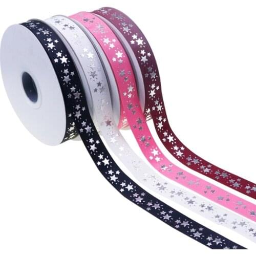 100yard/ lot ,22MM Printed Grosgrain Ribbon for Wedding Party Gift Wrapping Material DIY Accessories