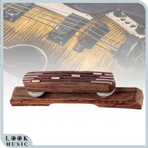 Height Adjustable 4 String Bridge Violin Bass Bridge Beatle Bass Bridge Fit For Paul McCartney Bass HOFNER Bass Mandolin Bridge