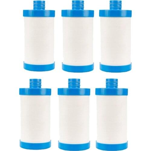 6 Packs Household to Impurity Rust Sediment Washing Machine Water Heater Shower Shower Water Purifier Filter