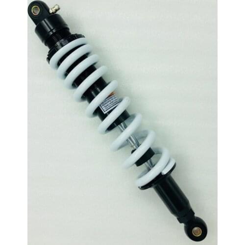 12mm spring Universal 400mm/410mm/430mm Motorcycle Nitrogen Shock Absorber for DIRT BIKE ATV Beach Vehicle Kart black+white