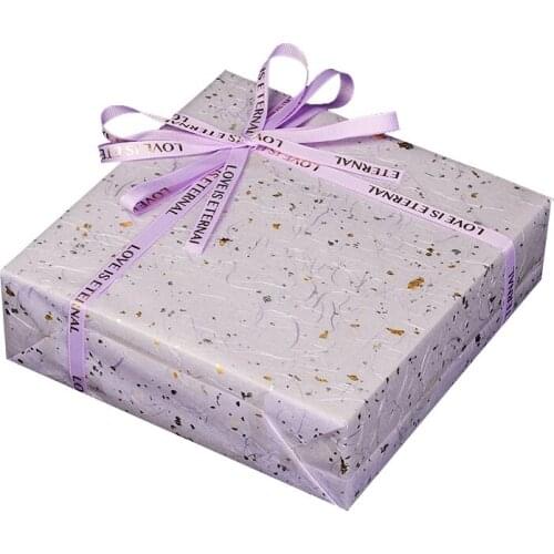 Gold and Silver Point Wax Fantasy Wind Gift Packaging Paper Birthday Gift Christmas Wrapping Diy Craft Paper 60cm*60cm