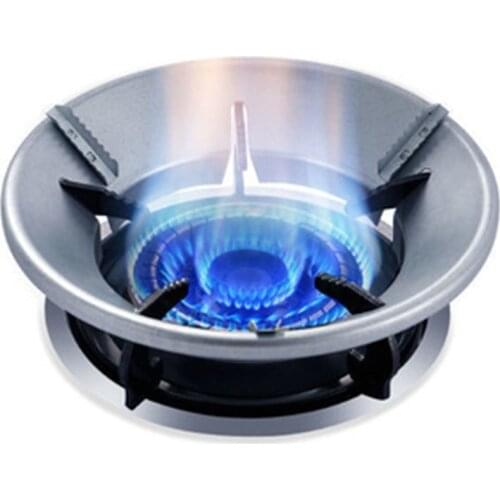 One-piece Wind Shield Bracket Gas Stove Windproof Energy Saving Cooktop Drip Pan For LPG Cooker Kitchen Large And Small Pots