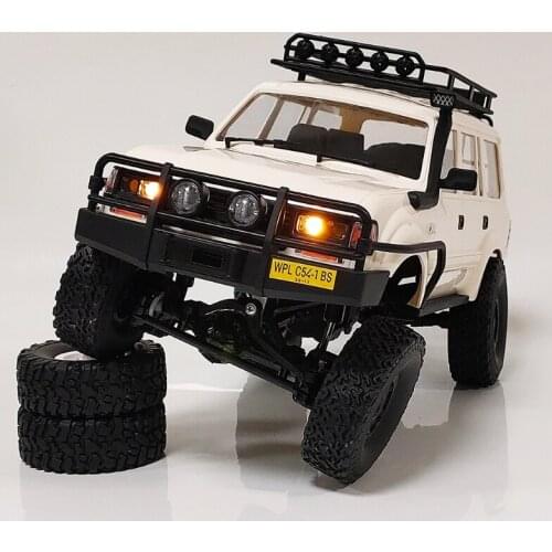 Children Full Scale Four-wheel Classic Land Cruiser RC Crawler Car Model Toy DIY Assembly Parts for WPL CB05 1/16 RC Car