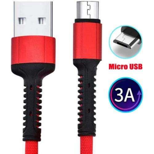 EVLARUBY Micro USB Cable Fast Charging Micro Cable Charger Data Charge Micro USB Cable Mobile Phone Cable USB Cord