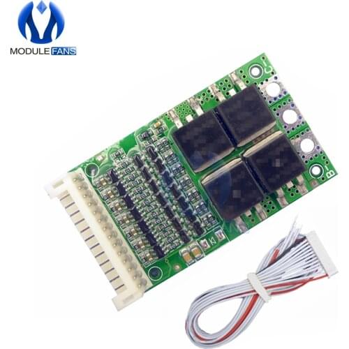 6S/7S/13S 25A BMS Board 24V 36V 48V Polymer Lithium/Ternary Lithium/ Iron Phosphate/LiFePo4 Universal Battery Protection Board