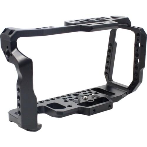 BGNing Camera Cage Video Film Movie Cage Quick Release Plate For Blackmagic Pocket Cinema Camera 4K/6K for BMPCC 6K with Handle
