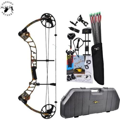 11 Color T1 Compound Bow 17-70 Lbs Draw Weight 19-30 Inches Draw Length 320fps IBO Archery Equipment for Shooting