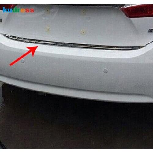 For Toyota Corolla 2013 2014 Stainless Steel Rear Trunk Lid Cover Trim Tailgate Decoration Strip Sticker Car Styling Accessories
