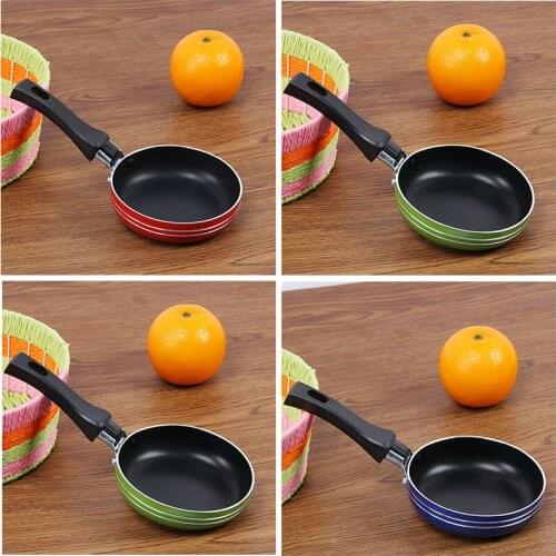 Mini thickened Fried Eggs Saucepan Small Frying Pan Flat Griddle Pan Non-stick Cookware